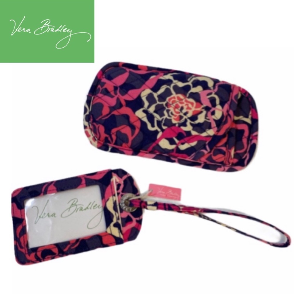 Vera Bradley Eyeglass Sunglasses Case ID Holder Vera Bradley Purse Handbag